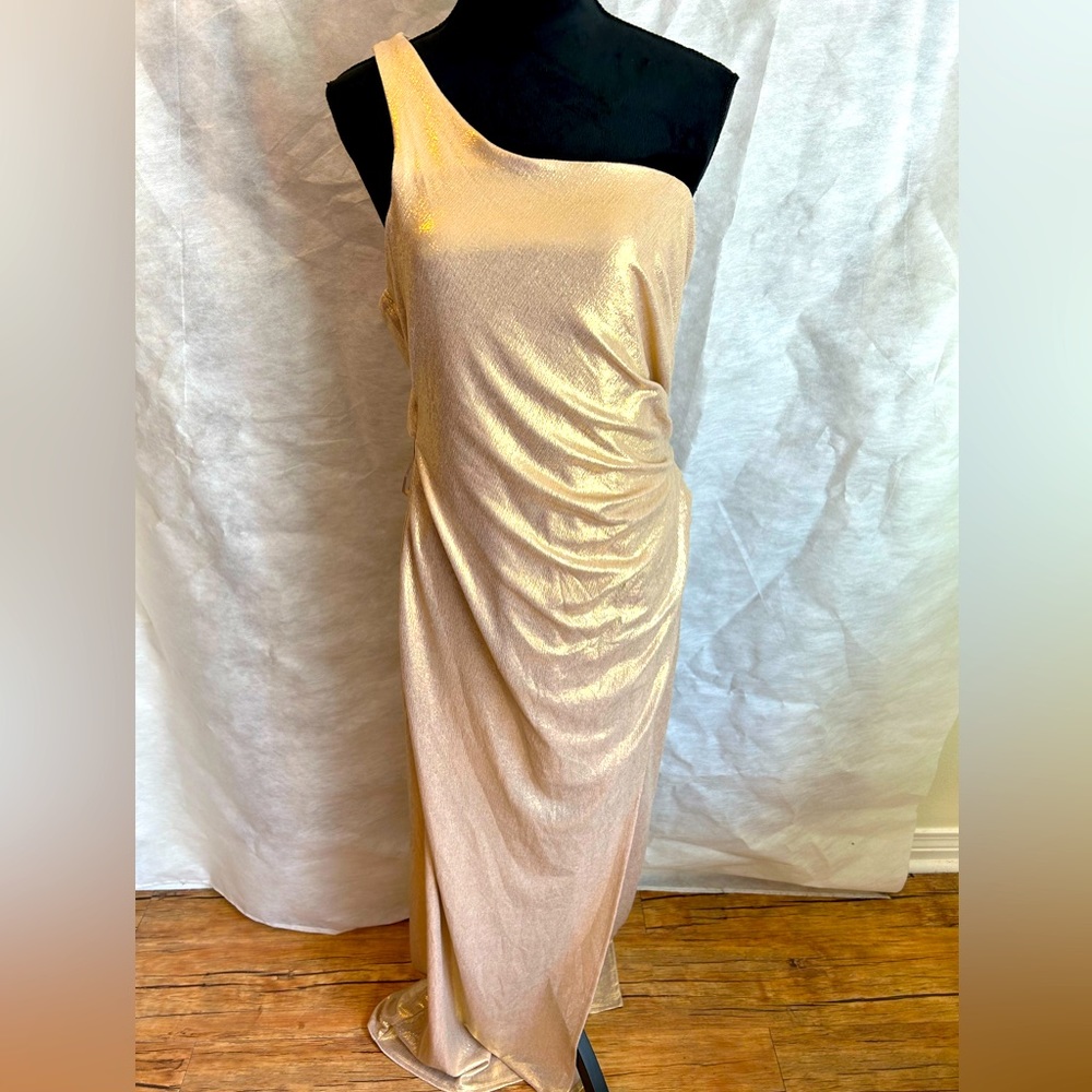 NWT. City Studio gold gown. Size 17
